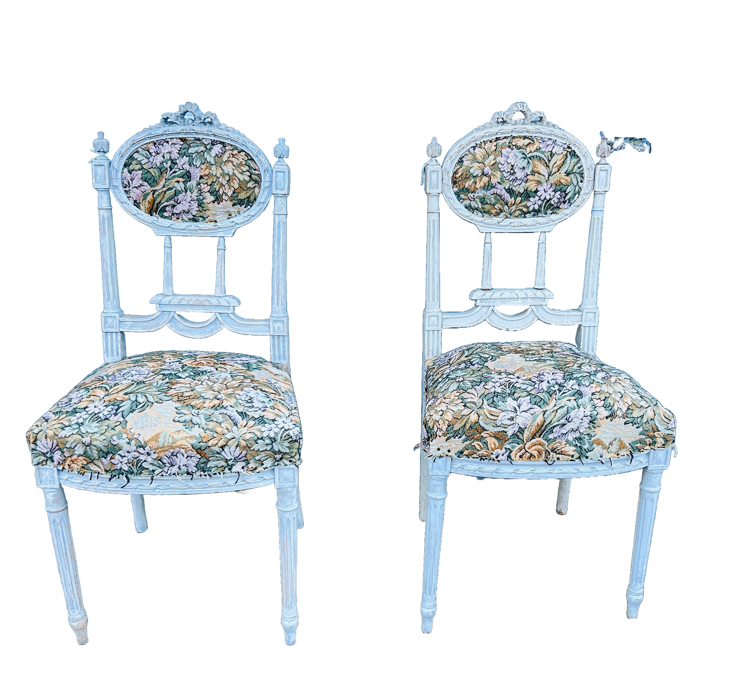 Early 20th Century French Louis XVI Chairs, a pair