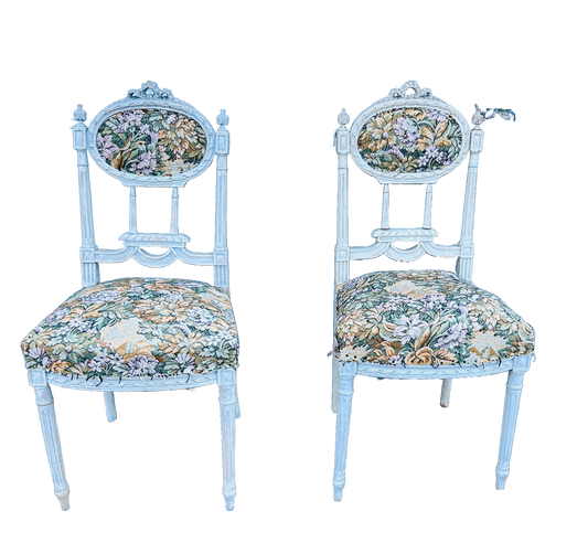 Early 20th Century French Louis XVI Chairs, a pair