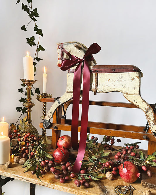 Edwardian Folk Art Rocking Horse