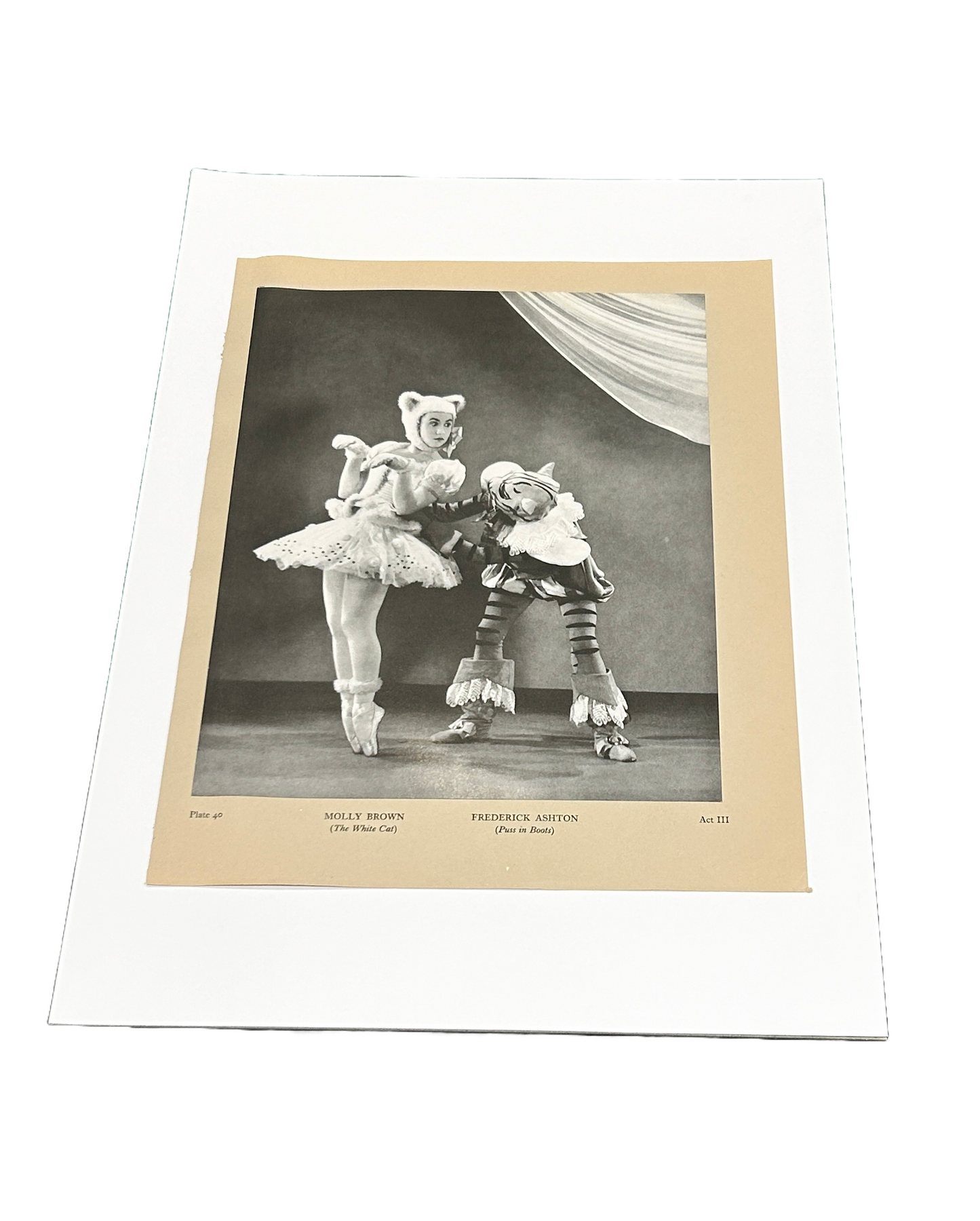 Sold - Black & White Camera Studies Vintage Ballet Print