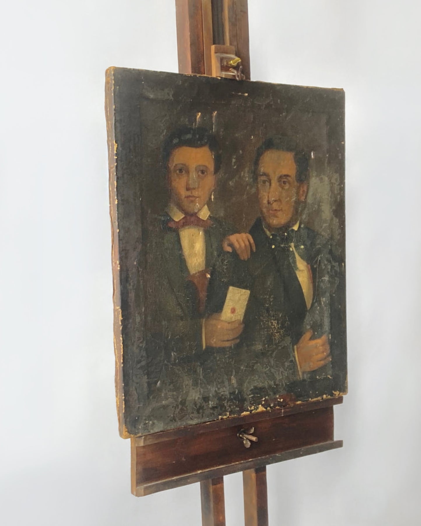 The letter - 1800's double portrait